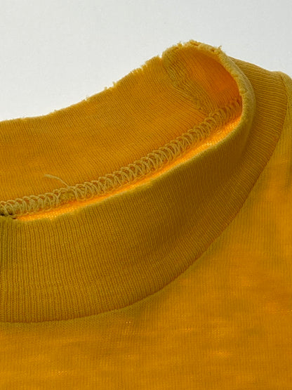 【現状渡し品】【メンズ】 USED ユーズド 70-80'S PRINT TEE プリントTシャツ 146-250710-ks-113-min カラー：イエロー 万代Net店