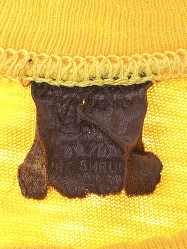 【現状渡し品】【メンズ】 USED ユーズド 70-80'S PRINT TEE プリントTシャツ 146-250710-ks-113-min カラー：イエロー 万代Net店