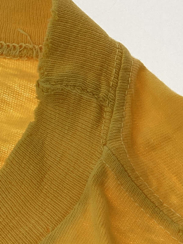 【現状渡し品】【メンズ】 USED ユーズド 70-80'S PRINT TEE プリントTシャツ 146-250710-ks-113-min カラー：イエロー 万代Net店