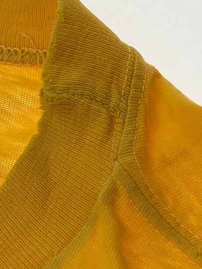 【現状渡し品】【メンズ】 USED ユーズド 70-80'S PRINT TEE プリントTシャツ 146-250710-ks-113-min カラー：イエロー 万代Net店