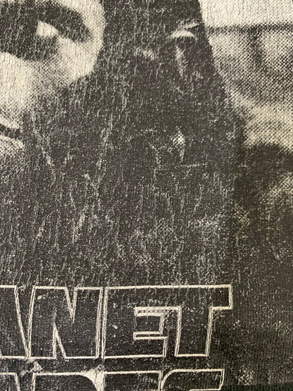 【中古品】【メンズ】 PLANET OF THE APE プラネットオブジエイプス 90'S OFFCIAL PRINT TEE ショートスリーブ 146-250611-AS-54-min サイズ：S カラー：ブラック 万代Net店
