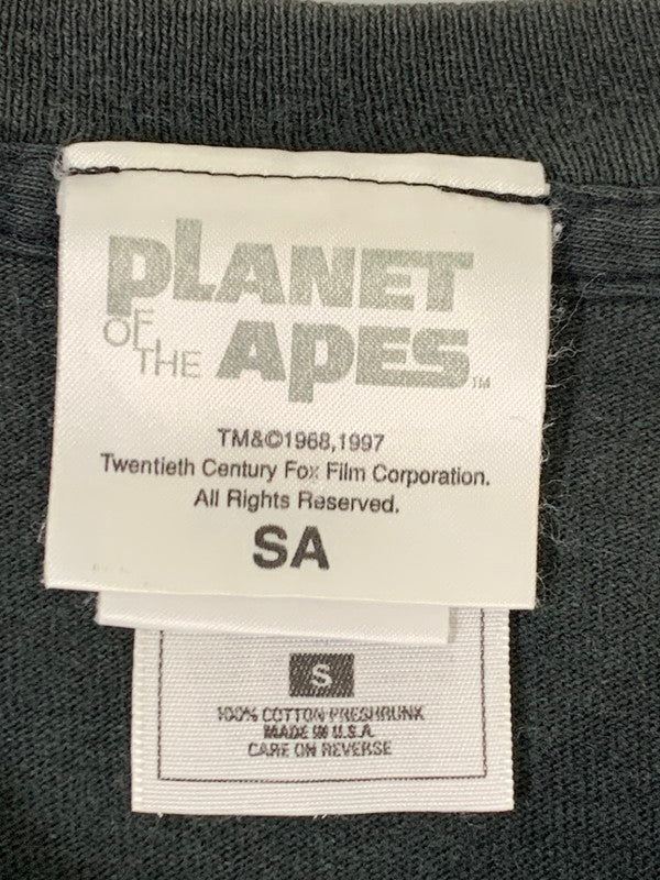 【中古品】【メンズ】 PLANET OF THE APE プラネットオブジエイプス 90'S OFFCIAL PRINT TEE ショートスリーブ 146-250611-AS-54-min サイズ：S カラー：ブラック 万代Net店