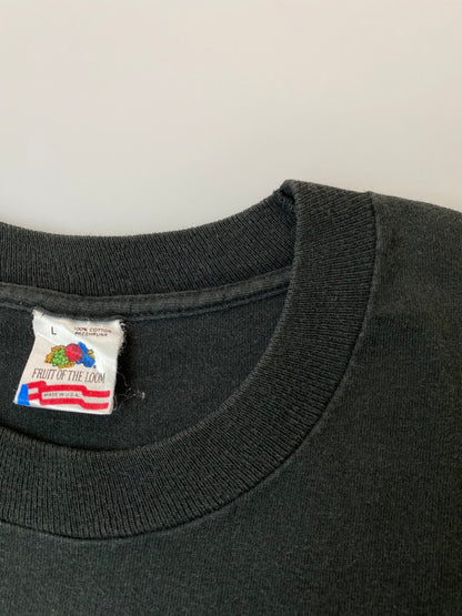 【現状渡し品】【メンズ】 FRUIT OF THE LOOM フルーツオブザルーム 90'S PHILADELPHIA ZOO OFFCIAL PRINT TEE ショートスリーブ 146-250611-AS-17-min サイズ：L カラー：ブラック 万代Net店