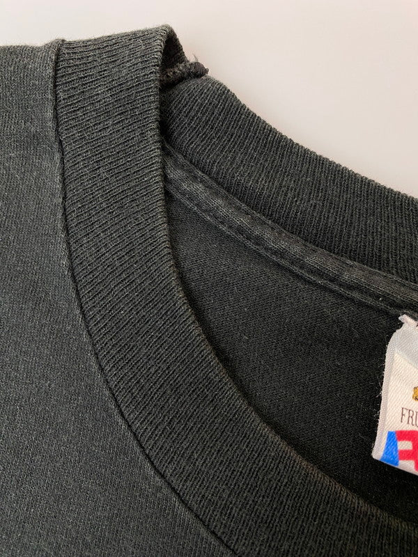 【現状渡し品】【メンズ】 FRUIT OF THE LOOM フルーツオブザルーム 90'S PHILADELPHIA ZOO OFFCIAL PRINT TEE ショートスリーブ 146-250611-AS-17-min サイズ：L カラー：ブラック 万代Net店