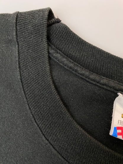 【現状渡し品】【メンズ】 FRUIT OF THE LOOM フルーツオブザルーム 90'S PHILADELPHIA ZOO OFFCIAL PRINT TEE ショートスリーブ 146-250611-AS-17-min サイズ：L カラー：ブラック 万代Net店