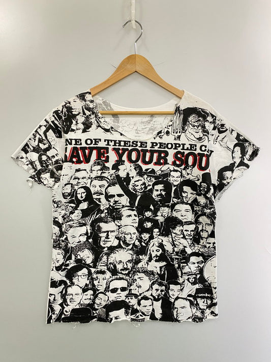 【現状渡し品】【メンズ】 USED SAVE YOUR SOUL PRINT TEE ショートスリーブ 146-250611-AS-16-min カラー：ホワイト 万代Net店
