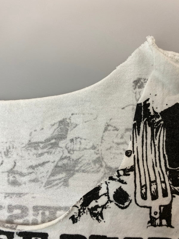 【現状渡し品】【メンズ】 USED SAVE YOUR SOUL PRINT TEE ショートスリーブ 146-250611-AS-16-min カラー：ホワイト 万代Net店