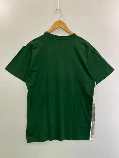 【中古品】【メンズ】 NINE BLOCKS ナインブロック FULL GRAPHIC TEE ショートスリーブ 142-250611-AS-33-min サイズ：L カラー：ホワイト/グリーン 万代Net店
