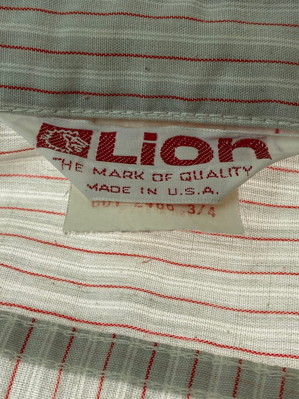 【中古品】【メンズ】 LION ライオン 60-70'S WORK SHIRT ワークシャツ トップス 146-250710-ks-108-min サイズ：M 万代Net店