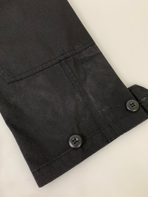 【中古品】【メンズ】 BOUNTY HUNTER バウンティーハンター ×ROTHCO ロスコ 1227-0429-KP-0704 21AW CUSTOM BDU SHIRT ロングスリーブ シャツ 142-250610-AS-33-min サイズ：L カラー：ブラック 万代Net店