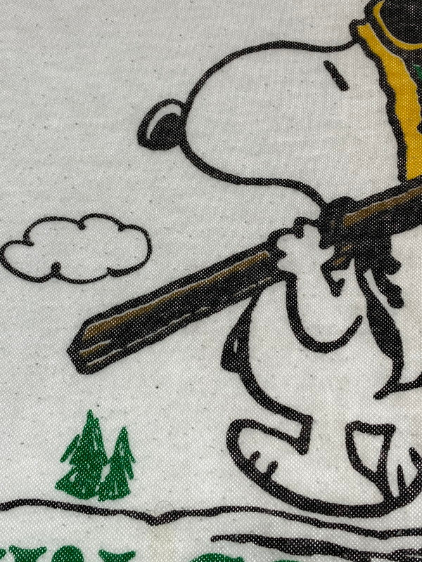 【現状渡し品】【メンズ】 ARTEX アルテックス 70S SNOOPY SKI COUNTRY MINNESOTA FOOTBALL TEE Tシャツ トップス 146-250609-ks-14-min サイズ：M カラー：ホワイト 万代Net店