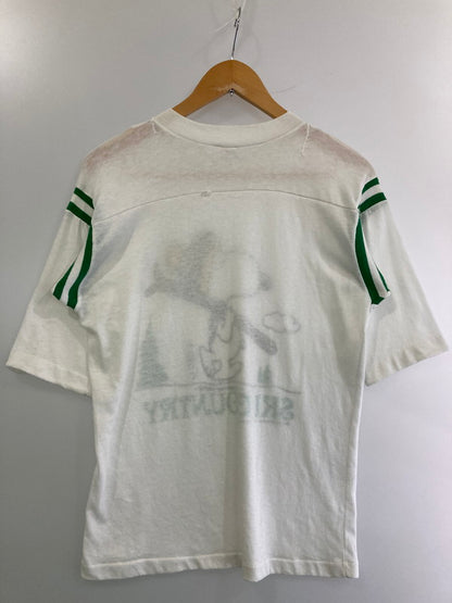 【現状渡し品】【メンズ】 ARTEX アルテックス 70S SNOOPY SKI COUNTRY MINNESOTA FOOTBALL TEE Tシャツ トップス 146-250609-ks-14-min サイズ：M カラー：ホワイト 万代Net店