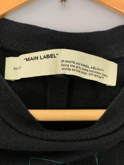 【中古品】【メンズ】 OFF-WHITE オフホワイト DRIPPING ARROWS S S TEE Tシャツ トップス 142-250609-ks-52-min サイズ：M カラー：ブラック 万代Net店