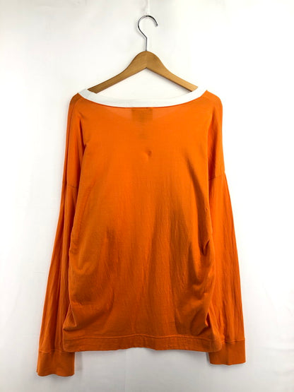 【中古品】【メンズ】 VIVIENNE WESTWOOD MAN ヴィヴィアンウエストウッド マン HIGH NECK L/S TEE VW-LP-72596 ハイネック ロングスリーブ Ｔシャツ トップス 141-260426-rt-03-tagh サイズ：46 カラー：オレンジ 万代Net店