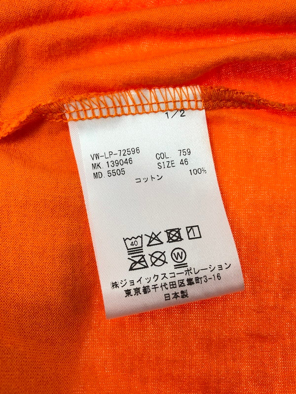 【中古品】【メンズ】 VIVIENNE WESTWOOD MAN ヴィヴィアンウエストウッド マン HIGH NECK L/S TEE VW-LP-72596 ハイネック ロングスリーブ Ｔシャツ トップス 141-260426-rt-03-tagh サイズ：46 カラー：オレンジ 万代Net店