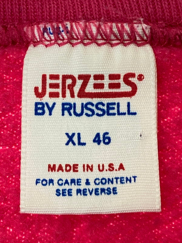 【現状渡し品】【メンズ】 JERZEES ジャージーズ 80S COCA-COLA SWEAT スウェットシャツ 146-250609-ks-17-min サイズ：XL カラー：ピンク 万代Net店