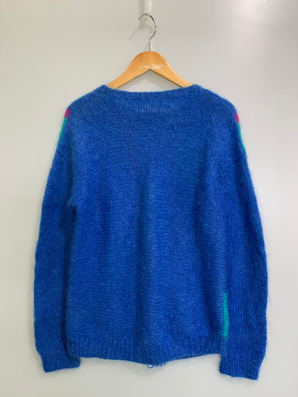 【中古品】【メンズ】 UK VINTAGE 80S MOHAIR KNIT モヘアニット セーター 146-250610-AS-30-min カラー：ブルー/ピンク 万代Net店