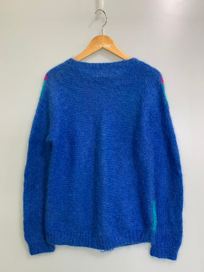 【中古品】【メンズ】 UK VINTAGE 80S MOHAIR KNIT モヘアニット セーター 146-250610-AS-30-min カラー：ブルー/ピンク 万代Net店