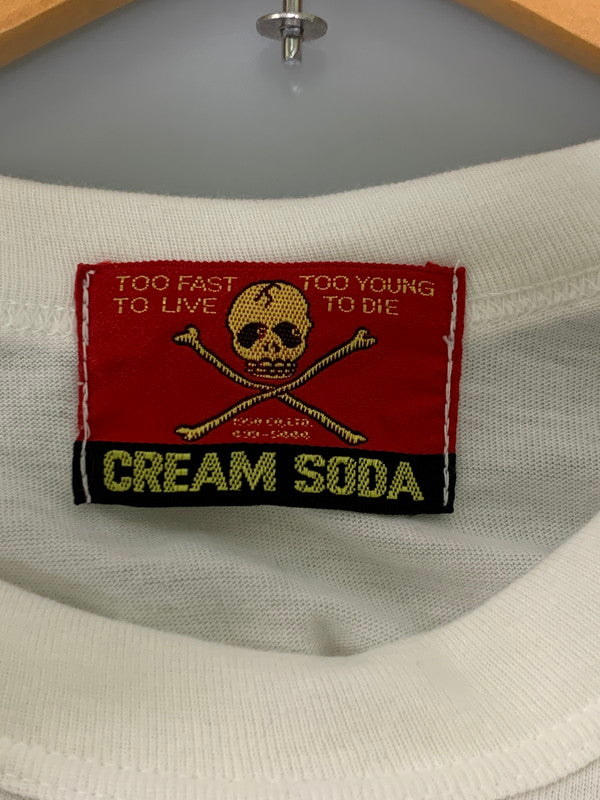【中古品】【メンズ】 CREAMSODA クリームソーダ PINK DRAGON POP ART COLLECTION PRINT TEE Tシャツ トップス 142-250609-ks-45-min サイズ：2 カラー：ホワイト 万代Net店
