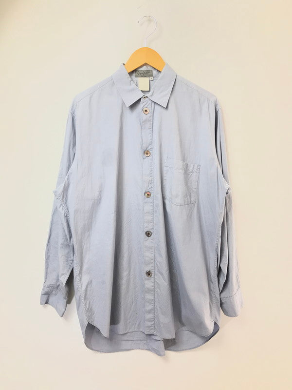 【中古品】【メンズ】 YOHJI YAMAMOTO POUR HOMME ヨウジヤマモトプールオム ARM POCKET SHIRT アームポケットシャツ 長袖シャツ 140-260520-na-27-tagh サイズ：M カラー：ライトブルー系 万代Net店