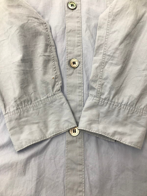 【中古品】【メンズ】 YOHJI YAMAMOTO POUR HOMME ヨウジヤマモトプールオム ARM POCKET SHIRT アームポケットシャツ 長袖シャツ 140-260520-na-27-tagh サイズ：M カラー：ライトブルー系 万代Net店