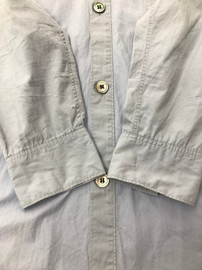 【中古品】【メンズ】 YOHJI YAMAMOTO POUR HOMME ヨウジヤマモトプールオム ARM POCKET SHIRT アームポケットシャツ 長袖シャツ 140-260520-na-27-tagh サイズ：M カラー：ライトブルー系 万代Net店