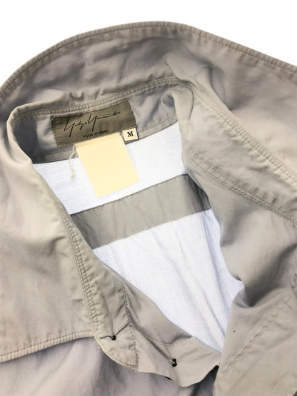 【中古品】【メンズ】 YOHJI YAMAMOTO POUR HOMME ヨウジヤマモトプールオム ARM POCKET SHIRT アームポケットシャツ 長袖シャツ 140-260520-na-27-tagh サイズ：M カラー：ライトブルー系 万代Net店