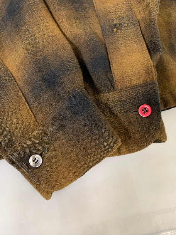 【現状渡し品】【メンズ】 PENDLETON ペンドルトン 60S BOARDSHIRT ボードシャツ ロングスリーブ 146-250611-AS-53-min サイズ：M カラー：ブラウン 万代Net店