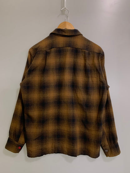 【現状渡し品】【メンズ】 PENDLETON ペンドルトン 60S BOARDSHIRT ボードシャツ ロングスリーブ 146-250611-AS-53-min サイズ：M カラー：ブラウン 万代Net店