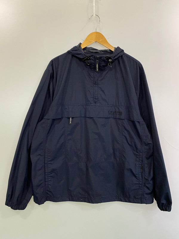 【中古品】【メンズ】 RALPH LAUREN ラルフローレン CHAPS 90Ｓ アノラックジャケット チャップス メンズ ナイロンジャケット アウター 90年代 146-250616-em-37-min サイズ：L カラー：ネイビー 万代Net店