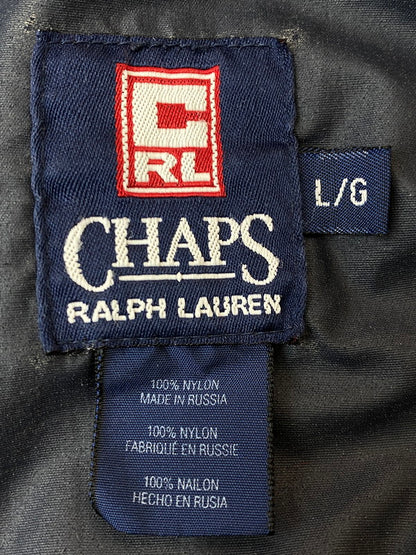 【中古品】【メンズ】 RALPH LAUREN ラルフローレン CHAPS 90Ｓ アノラックジャケット チャップス メンズ ナイロンジャケット アウター 90年代 146-250616-em-37-min サイズ：L カラー：ネイビー 万代Net店