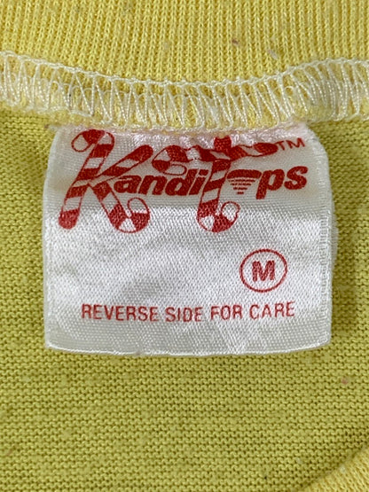 【中古品】【メンズ】 KANDITOPS 70S CHEYENNE SALOON OPRAH HOUSE ORLANDO FLORDIA SHIRT Tシャツ トップス 146-250710-ks-66-min サイズ：M カラー：イエロー 万代Net店