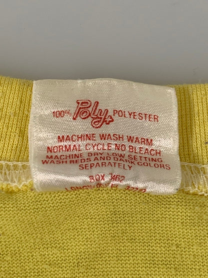 【中古品】【メンズ】 KANDITOPS 70S CHEYENNE SALOON OPRAH HOUSE ORLANDO FLORDIA SHIRT Tシャツ トップス 146-250710-ks-66-min サイズ：M カラー：イエロー 万代Net店