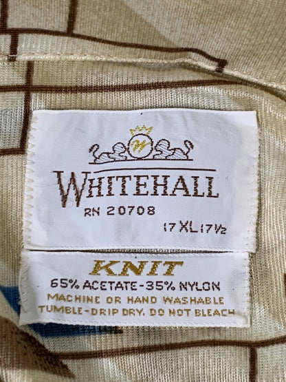 【中古品】【メンズ】 WHITEHALL ホワイトホール 70S OPEN COLLAR SHIRT オープンカラーシャツ トップス 146-250710-ks-79-min サイズ：XL 万代Net店