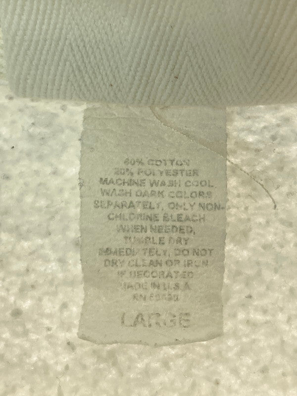 【中古品】【メンズ】 DIPORT USA 80S SANTA MONICA PRINT SWEAT SHIRT スウェット トレーナー 146-250617-AS-50-min サイズ：L カラー：オフホワイト系 万代Net店