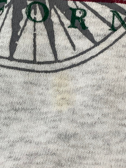 【中古品】【メンズ】 DIPORT USA 80S SANTA MONICA PRINT SWEAT SHIRT スウェット トレーナー 146-250617-AS-50-min サイズ：L カラー：オフホワイト系 万代Net店