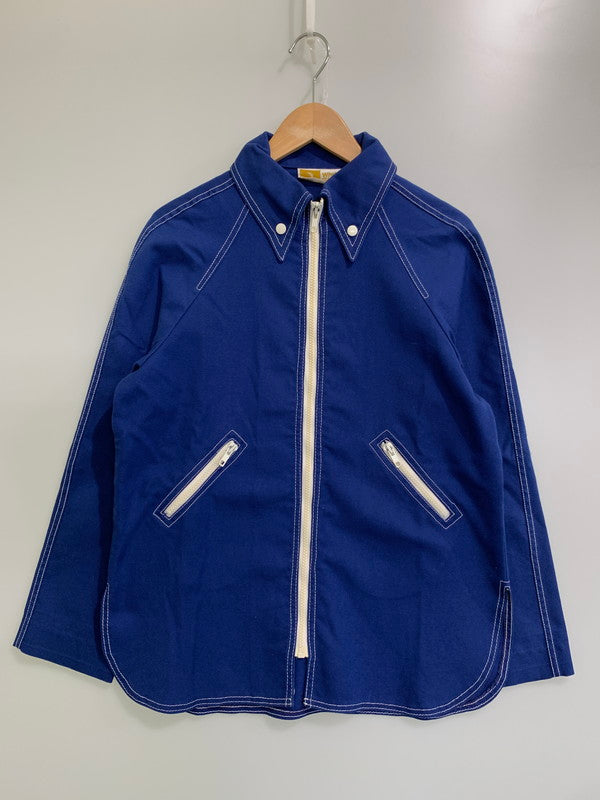 【中古品】【メンズ】 WHITE STAG ホワイトスタッグ ZIP SHIRT JACKET 70S ヴィンテージ ジップ ジャケット メンズ アウター 146-250627-em-06-min カラー：ブルー 万代Net店