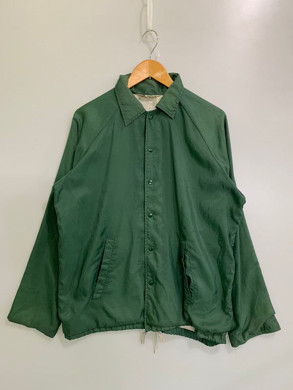 【現状渡し品】【メンズ】 USED COACH JACKET CLASSICS 60~70S ユーズド コーチジャケット メンズ クラシック 60-70年代 アウター 146-250627-em-08-min サイズ：M カラー：グリーン 万代Net店