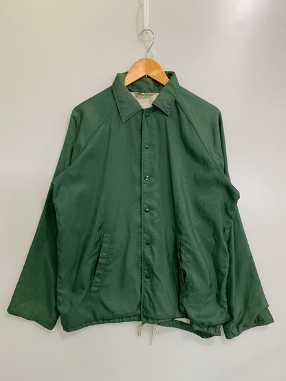 【現状渡し品】【メンズ】 USED COACH JACKET CLASSICS 60~70S ユーズド コーチジャケット メンズ クラシック 60-70年代 アウター 146-250627-em-08-min サイズ：M カラー：グリーン 万代Net店