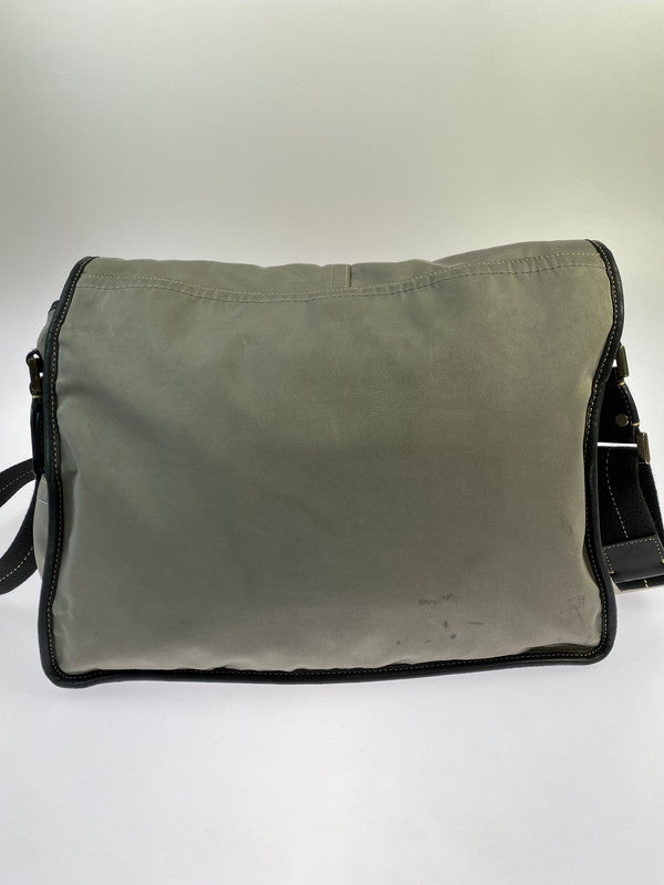 【中古品】【メンズ/レディース】 COACH コーチ MESSENGER BAG F70443 メッセンジャーバッグ バッグ カバン 181-250613-jt-04-min カラー：グレー 万代Net店