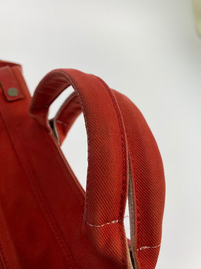 【中古品】【メンズ/レディース】 PORTER ポーター NAKED 2WAY TOTE BAG 667-09785 ネイキッド ツーウェイ トートバッグ カバン 188-250613-jt-14-min カラー：レッド 万代Net店