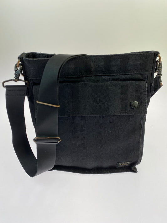 【中古品】【メンズ/レディース】 PORTER ポーター 70周年記念モデル TANGO SHOULDER BAG タンゴ ショルダー バッグ カバン 188-250613-jt-09-min カラー：ブラック 万代Net店