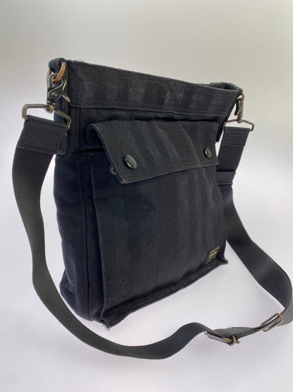 【中古品】【メンズ/レディース】 PORTER ポーター 70周年記念モデル TANGO SHOULDER BAG タンゴ ショルダー バッグ カバン 188-250613-jt-09-min カラー：ブラック 万代Net店