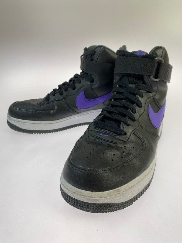 【中古品】【メンズ】 NIKE ナイキ DH7453-001 AIR FORCE 1 HIGH 07 LV8 靴 シューズ スニーカー 160-250610-AS-12-min サイズ：27.5cm カラー：ブラック/パープル 万代Net店