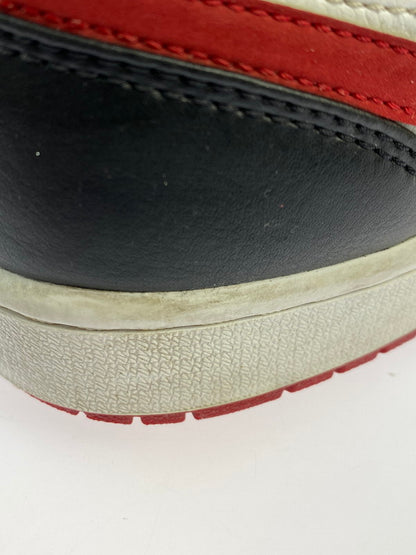 【現状渡し品】【メンズ】 NIKE ナイキ 554724-122 AIR JORDAN 1 MID GYM RED 靴 シューズ スニーカー 160-250610-AS-11-min サイズ：27.5cm カラー：ホワイト/ブラック/レッド 万代Net店