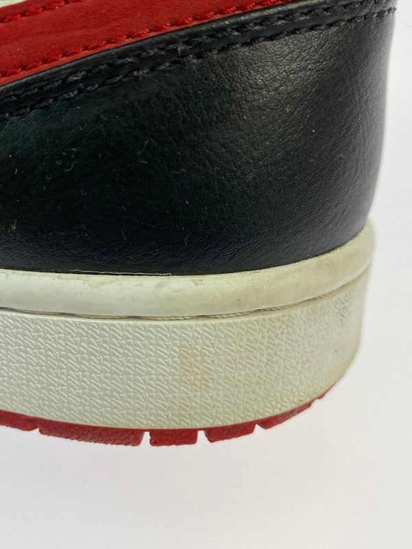 【現状渡し品】【メンズ】 NIKE ナイキ 554724-122 AIR JORDAN 1 MID GYM RED 靴 シューズ スニーカー 160-250610-AS-11-min サイズ：27.5cm カラー：ホワイト/ブラック/レッド 万代Net店