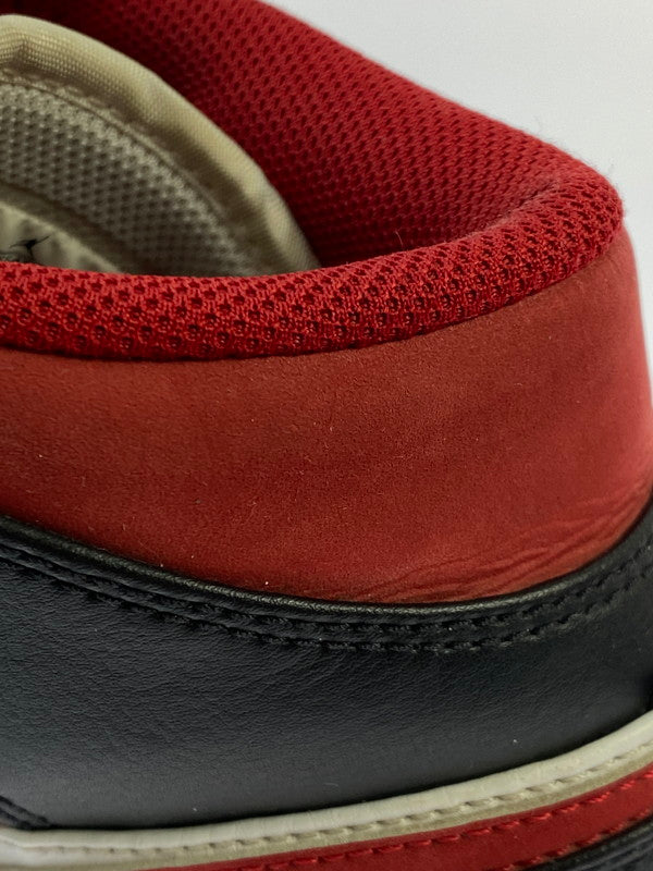 【現状渡し品】【メンズ】 NIKE ナイキ 554724-122 AIR JORDAN 1 MID GYM RED 靴 シューズ スニーカー 160-250610-AS-11-min サイズ：27.5cm カラー：ホワイト/ブラック/レッド 万代Net店