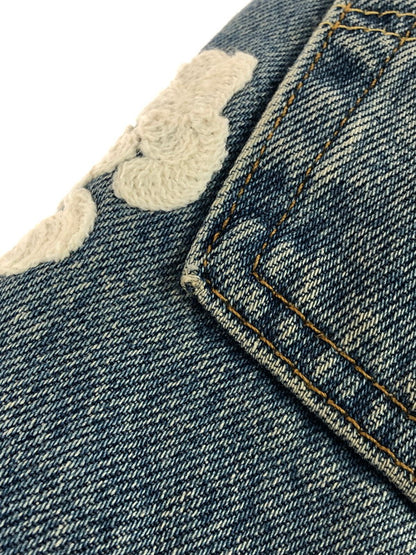 【中古品】【メンズ】 DENIM TEARS デニムティアーズ × LEVI'S リーバイス 501 COTTON WREATH JEANS 501 コットンリースジーンズ 153-251028-rt-10-tag サイズ：W28 カラー：ライトインディゴ 万代Net店