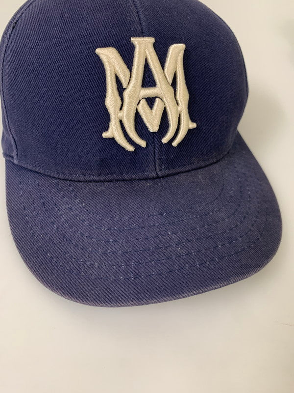 【中古品】【メンズ】 AMIRI アミリ 23SS MA FLEXFIT CAP キャップ 帽子 185-250625-AS-2-min サイズ：S カラー：ネイビー 万代Net店