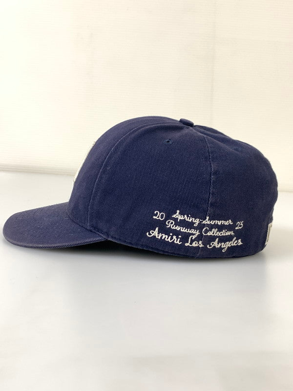 【中古品】【メンズ】 AMIRI アミリ 23SS MA FLEXFIT CAP キャップ 帽子 185-250625-AS-2-min サイズ：S カラー：ネイビー 万代Net店